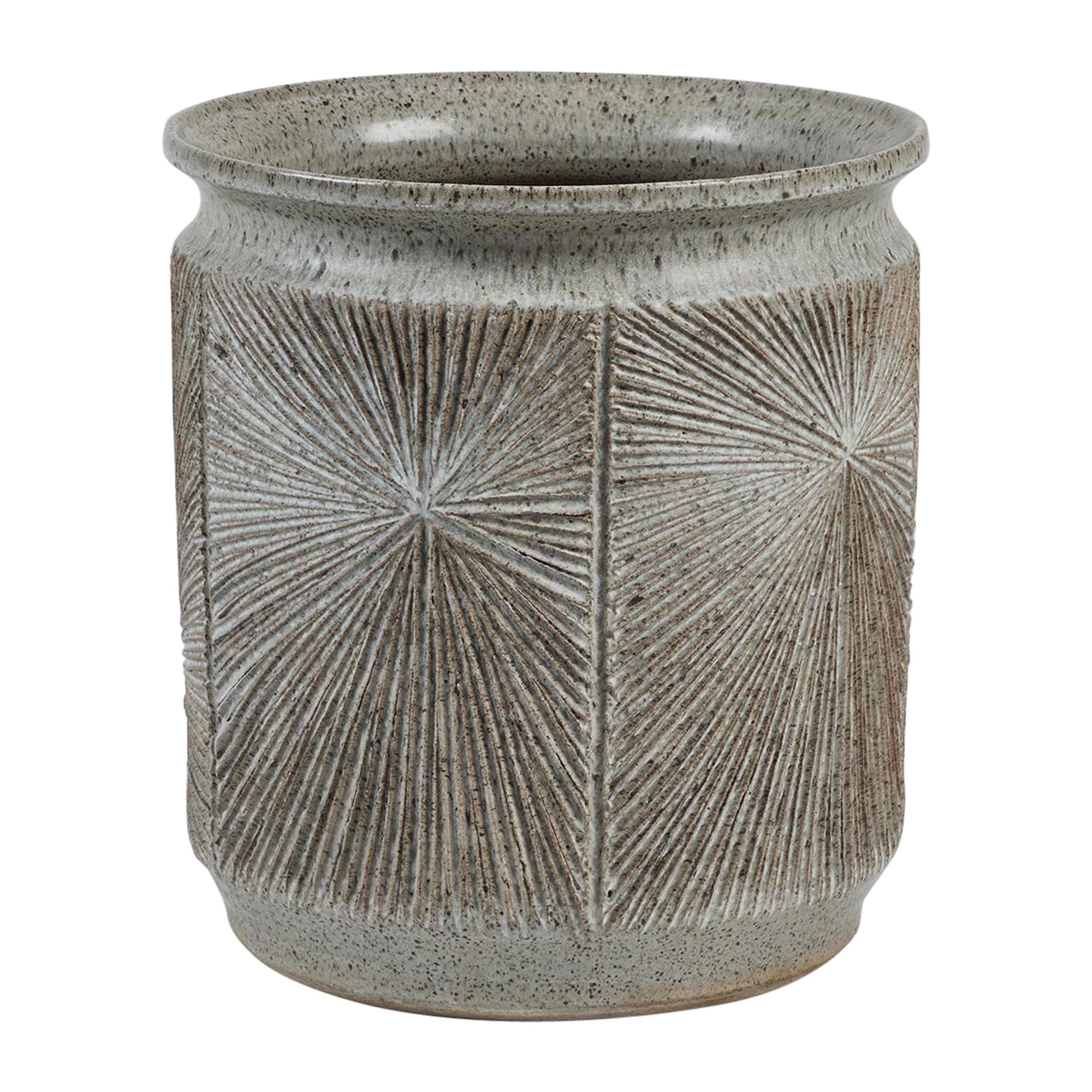David Cressey & Robert Maxwell “Sunburst” Cylindrical Planter for Earthgender