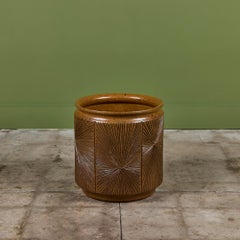 David Cressey & Robert Maxwell “Sunburst” Ochre Planter for Earthgender