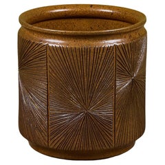 David Cressey & Robert Maxwell “Sunburst” Ochre Planter for Earthgender