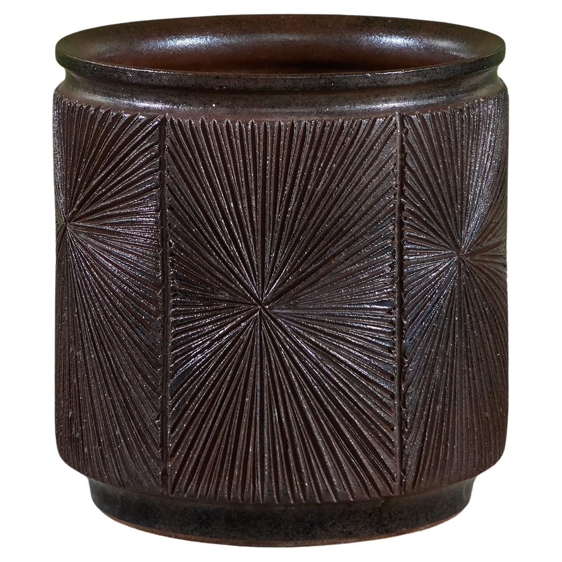 David Cressey & Robert Maxwell “Sunburst” Planter for Earthgender For Sale