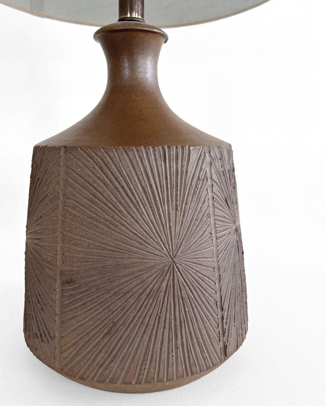 David Cressey & Robert Maxwell, Table Lamp, Sunburst, 1970s In Good Condition For Sale In South Jordan, UT