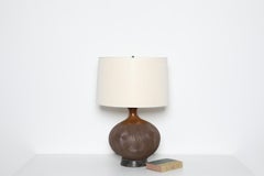 David Cressey & Robert Maxwell Teardrop Sunburst Ceramic Table Lamp 1970s