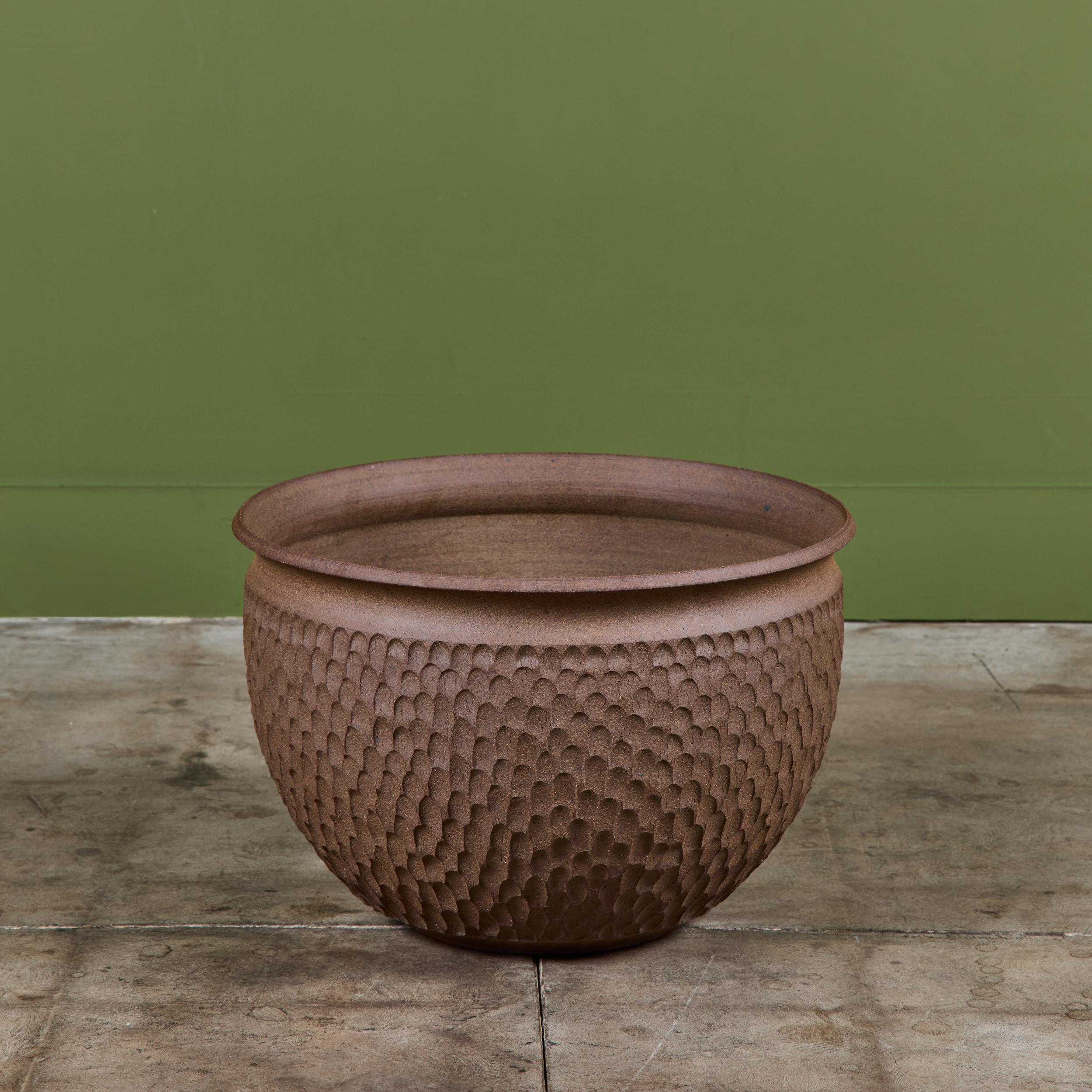 David Cressey & Robert Maxwell “Thumbprint” Bowl Planter for Earthgender (amerikanisch) im Angebot
