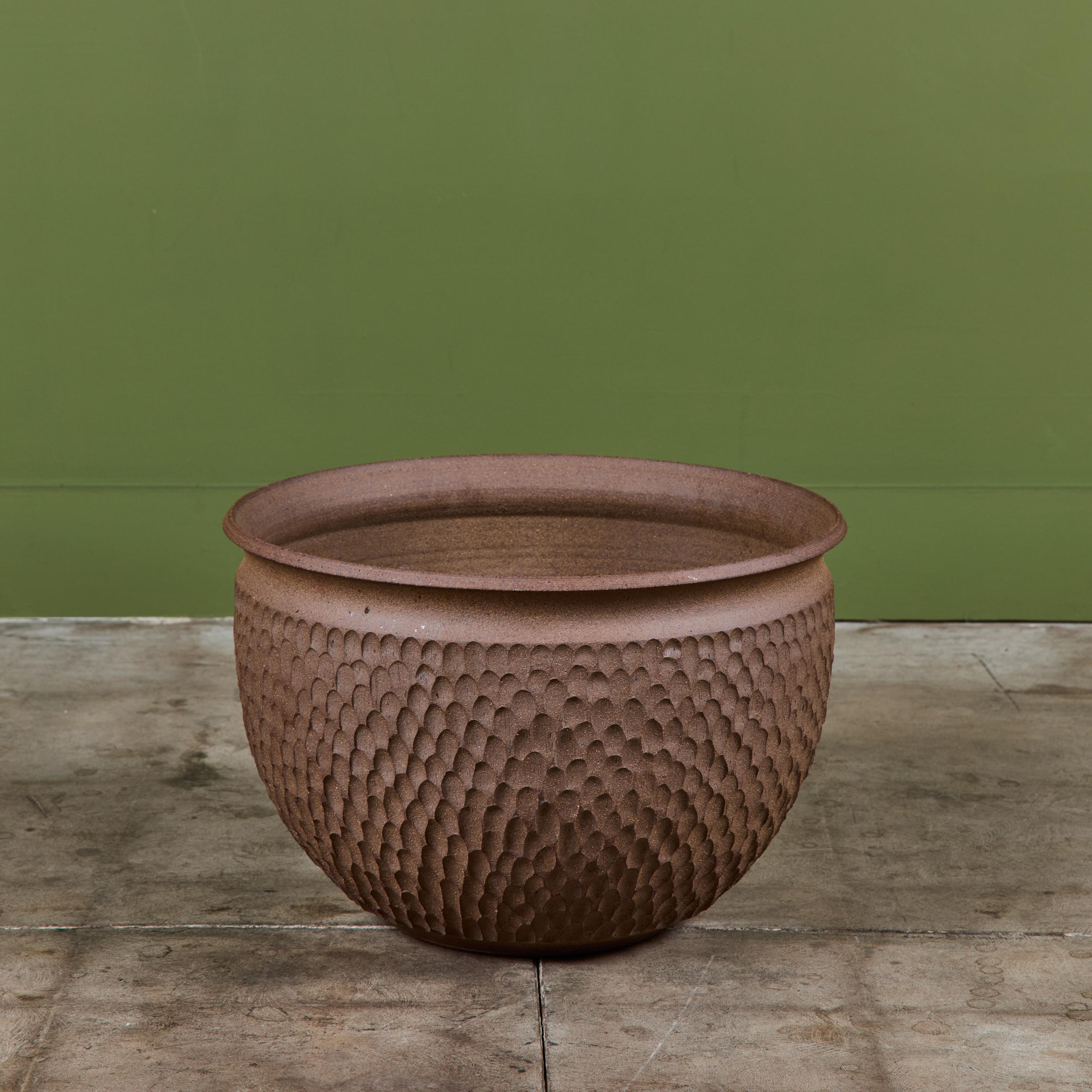 David Cressey & Robert Maxwell “Thumbprint” Bowl Planter for Earthgender (20. Jahrhundert) im Angebot