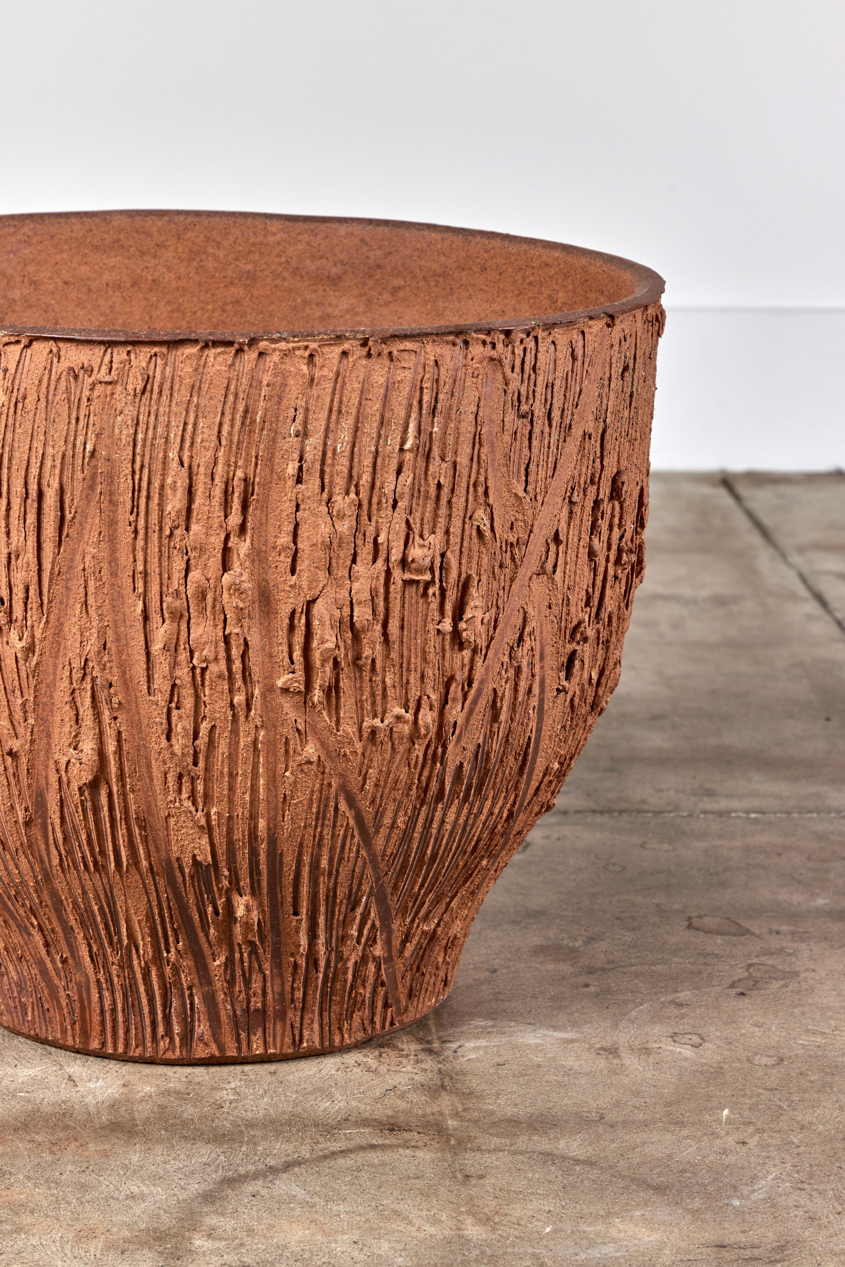 David Cressey „Scratch“ Steingut Pro/Artisan Pflanzgefäß für Architectural Pottery im Angebot 2