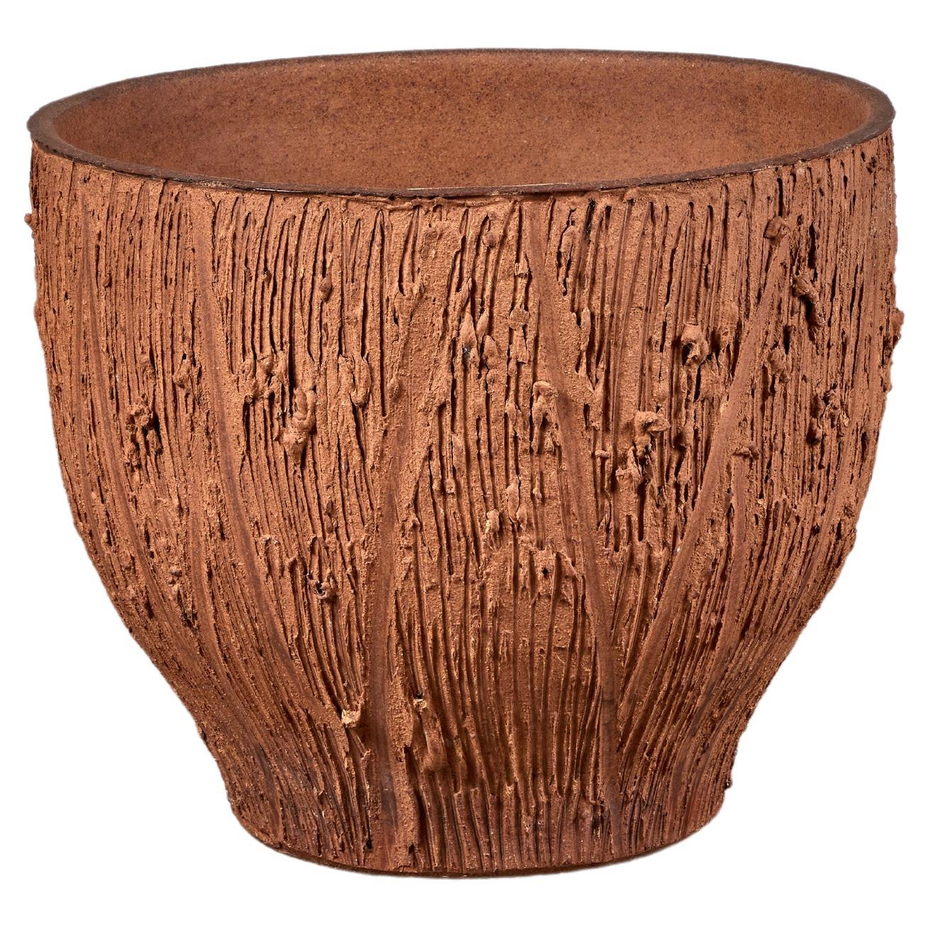 David Cressey "Scratch" Stoneware Pro/Artisan Planter for Architectural Pottery For Sale