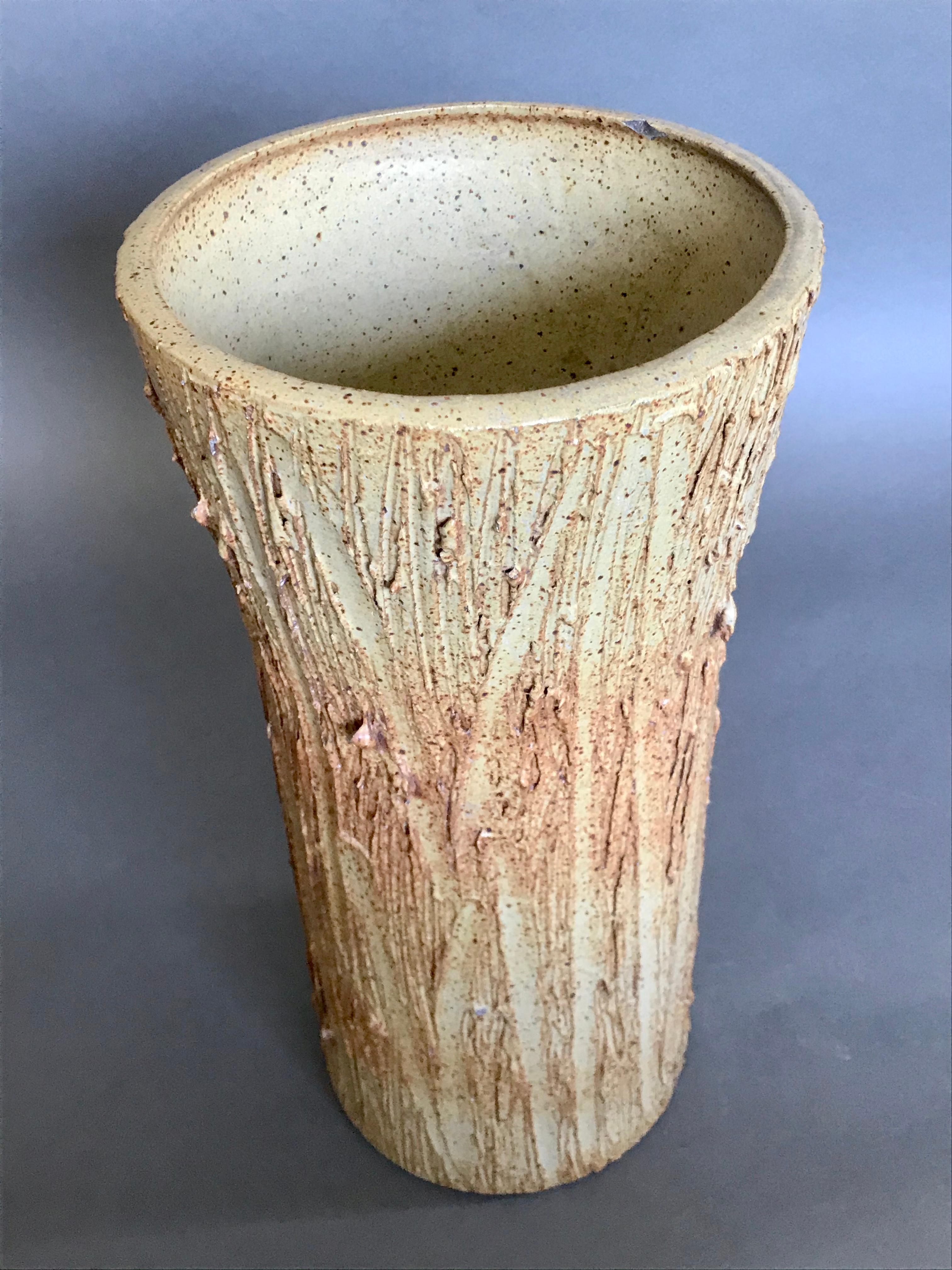Mid-Century Modern David Cressey Scratch Vase Planter + Umbrella Stand
