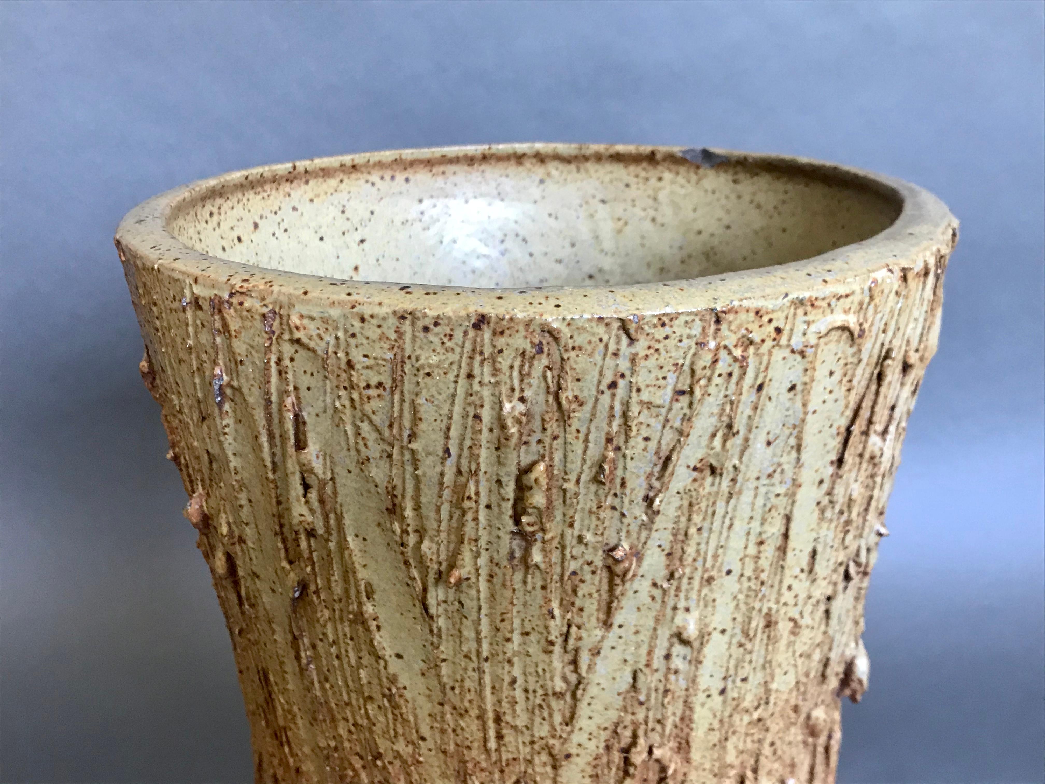 American David Cressey Scratch Vase Planter + Umbrella Stand