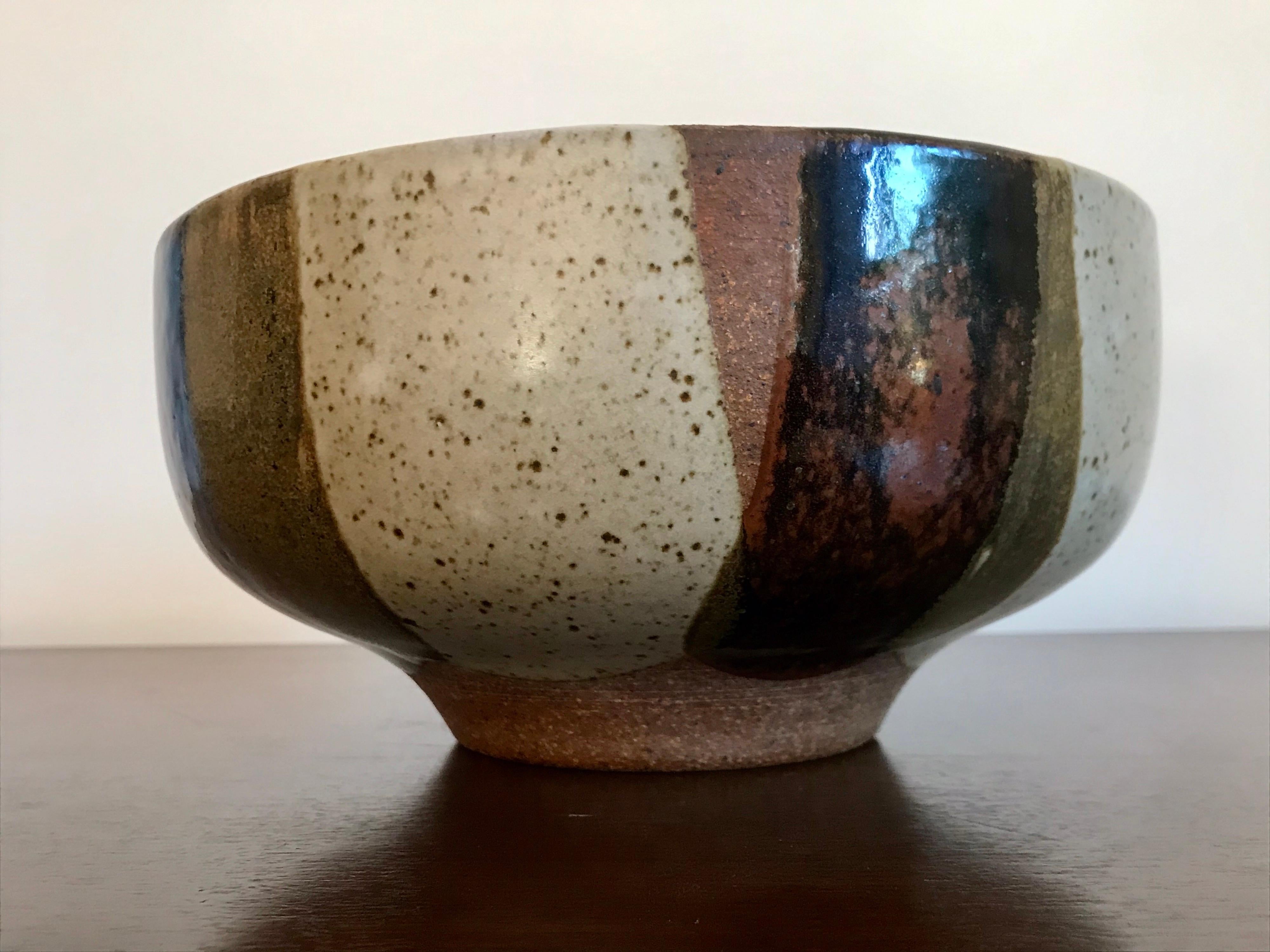 Fired David Cressey + John Follis Small 'Flame' Stoneware Planter + Catch-All 