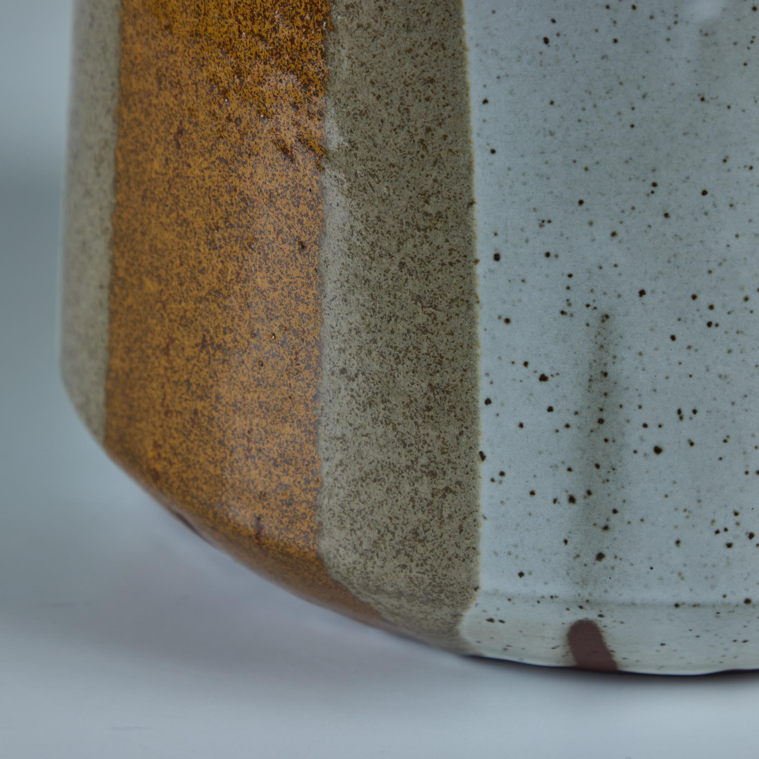 David Cressey Stoneware Flame Glaze Table Lamp For Sale 5