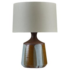 Vintage David Cressey Stoneware Flame Glaze Table Lamp