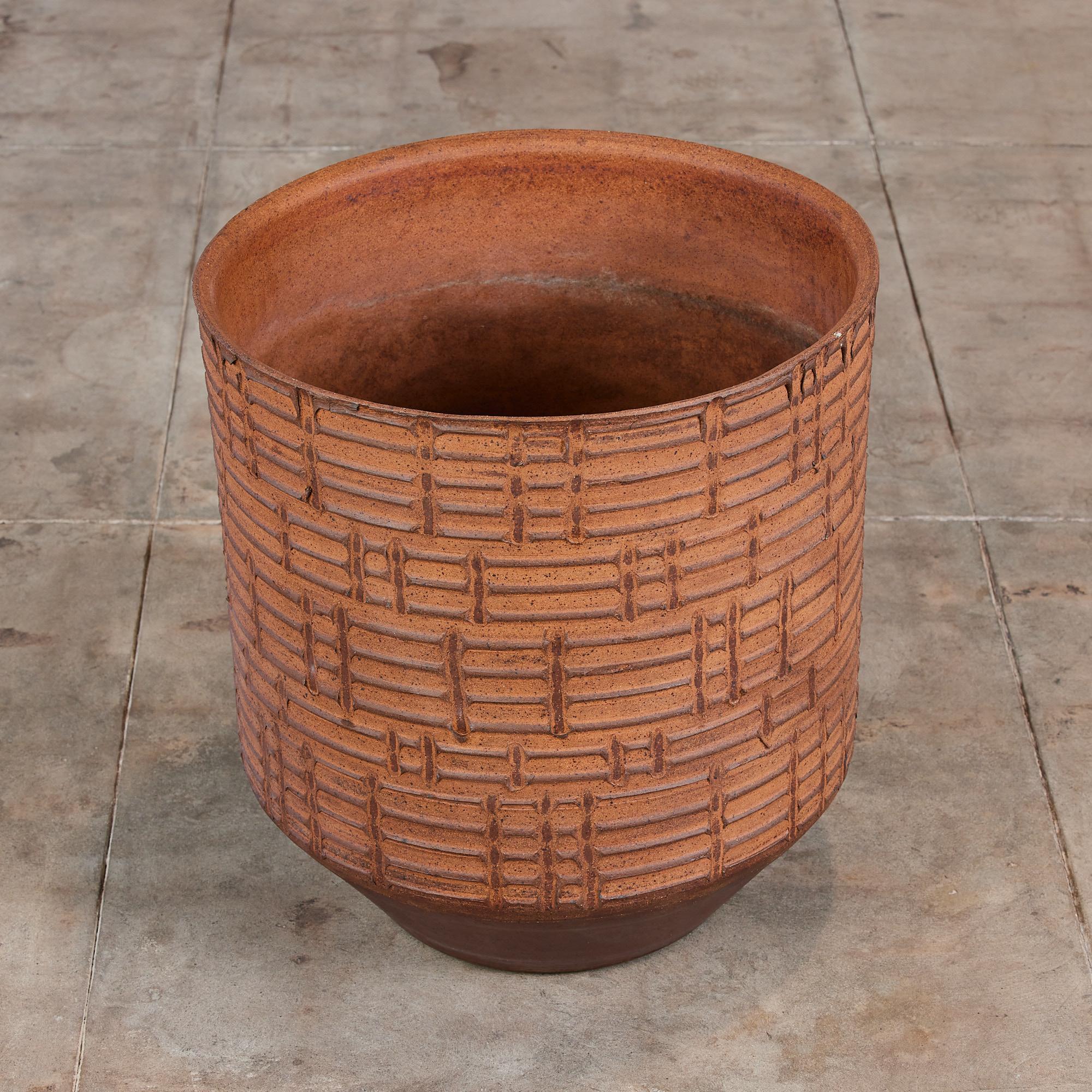 David Cressey Stoneware Pro/Artisan Planter for Architectural Pottery In Excellent Condition In Los Angeles, CA