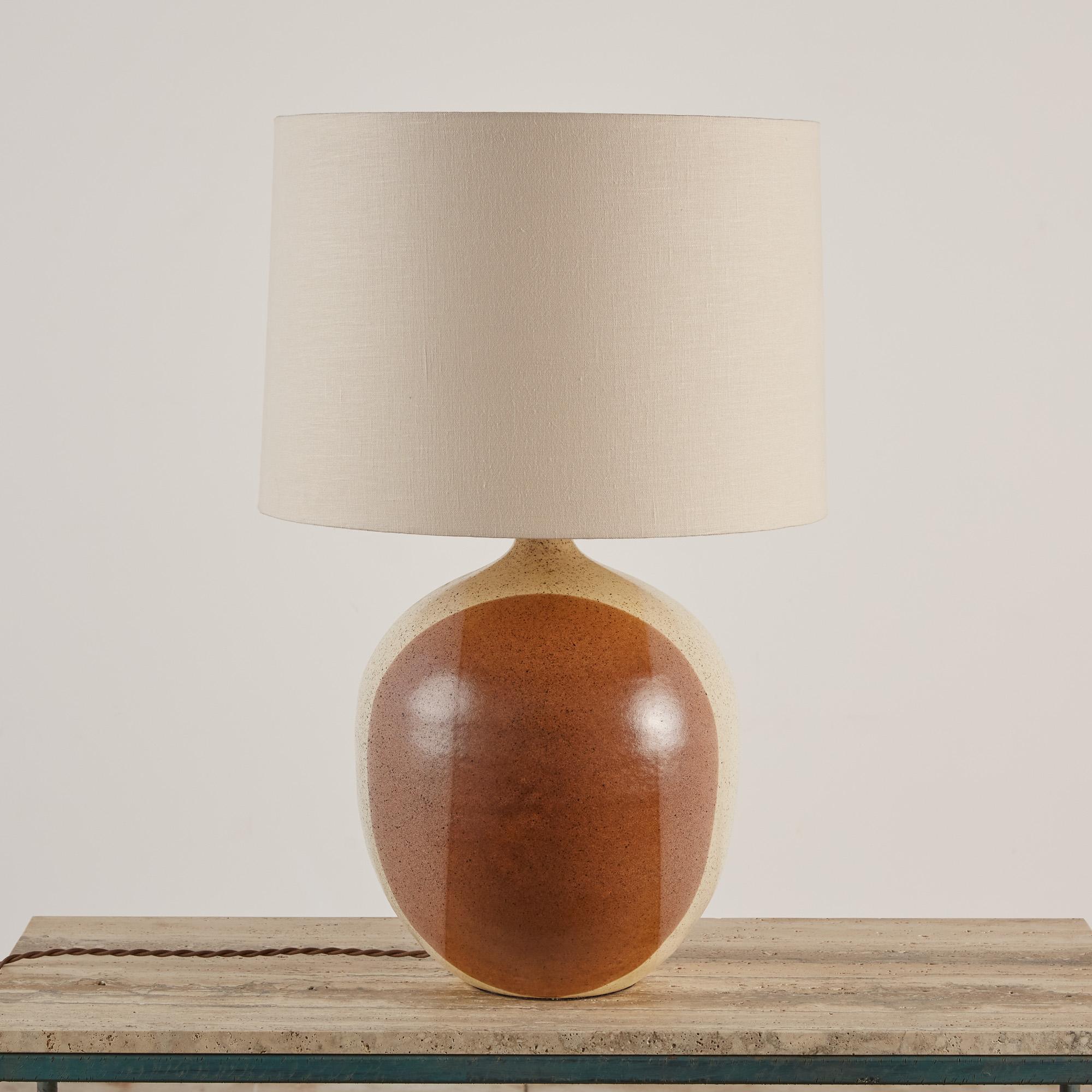 Modern David Cressey Style Ceramic Table Lamp