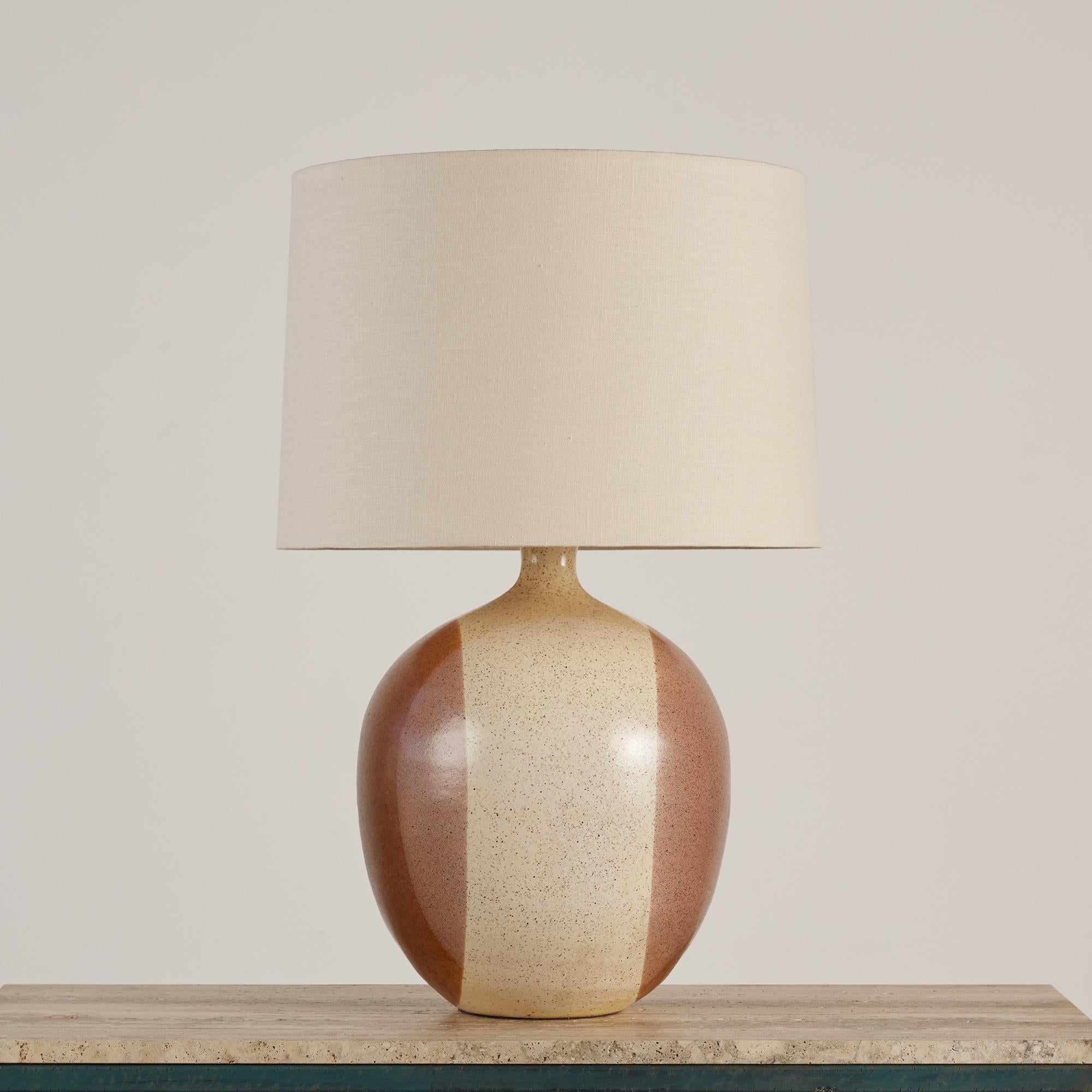 American David Cressey Style Ceramic Table Lamp