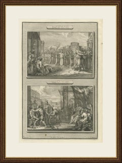 David Dances Before the Ark and Hanun Shames David's Envoys, Mortier, circa 1700