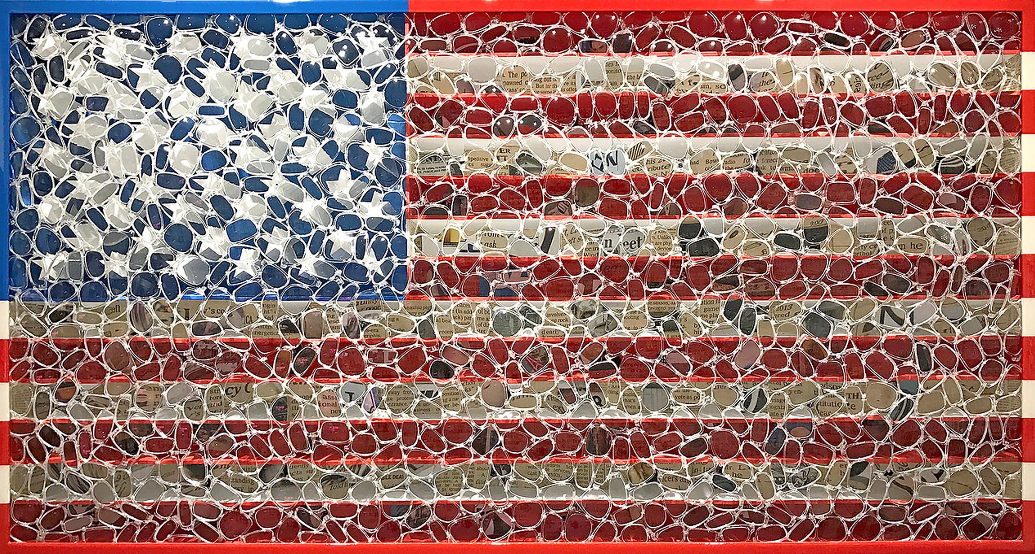 David Datuna Still-Life Sculpture - USA Flag