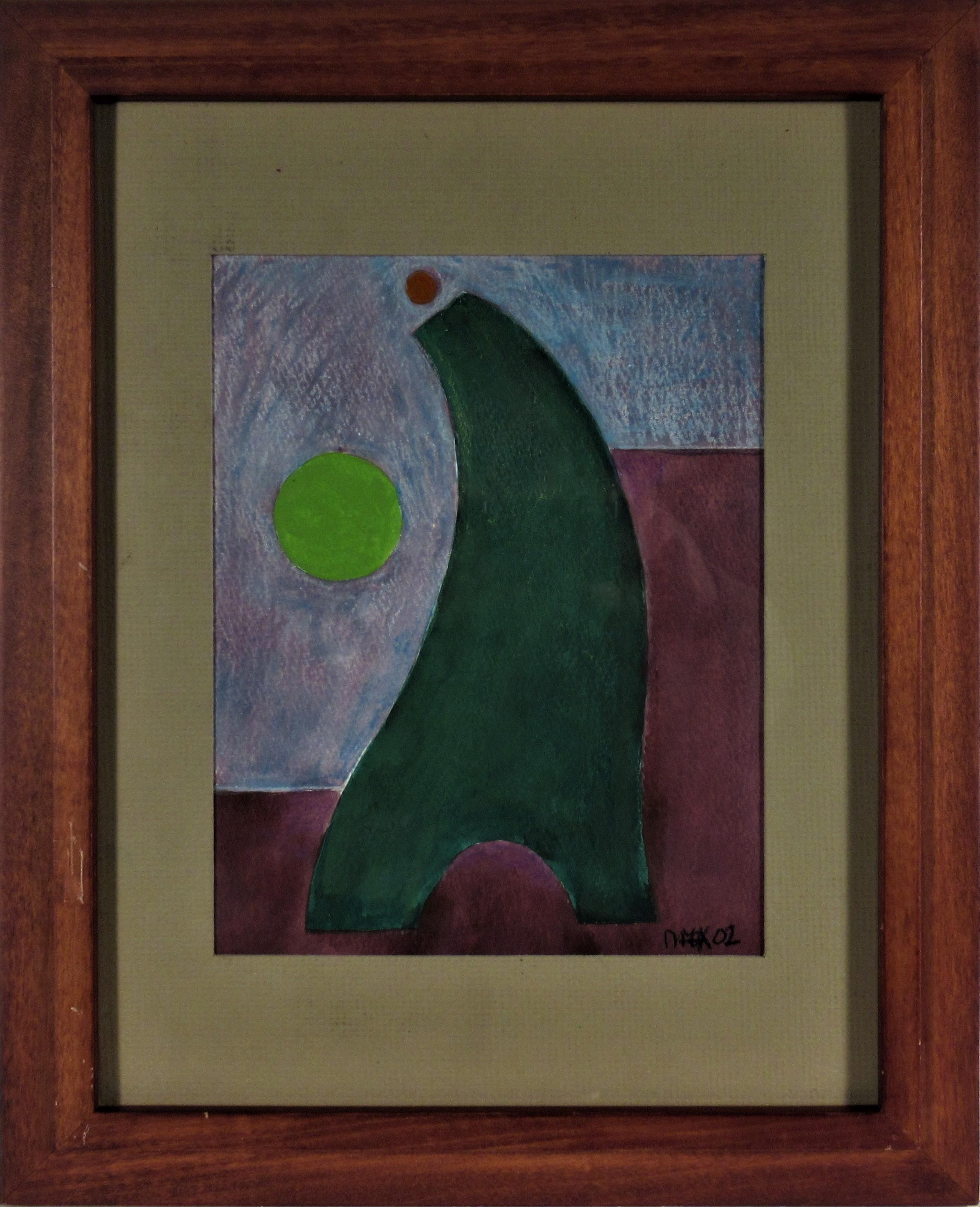 Dave Fox Abstract Painting - Geometric Figure #20