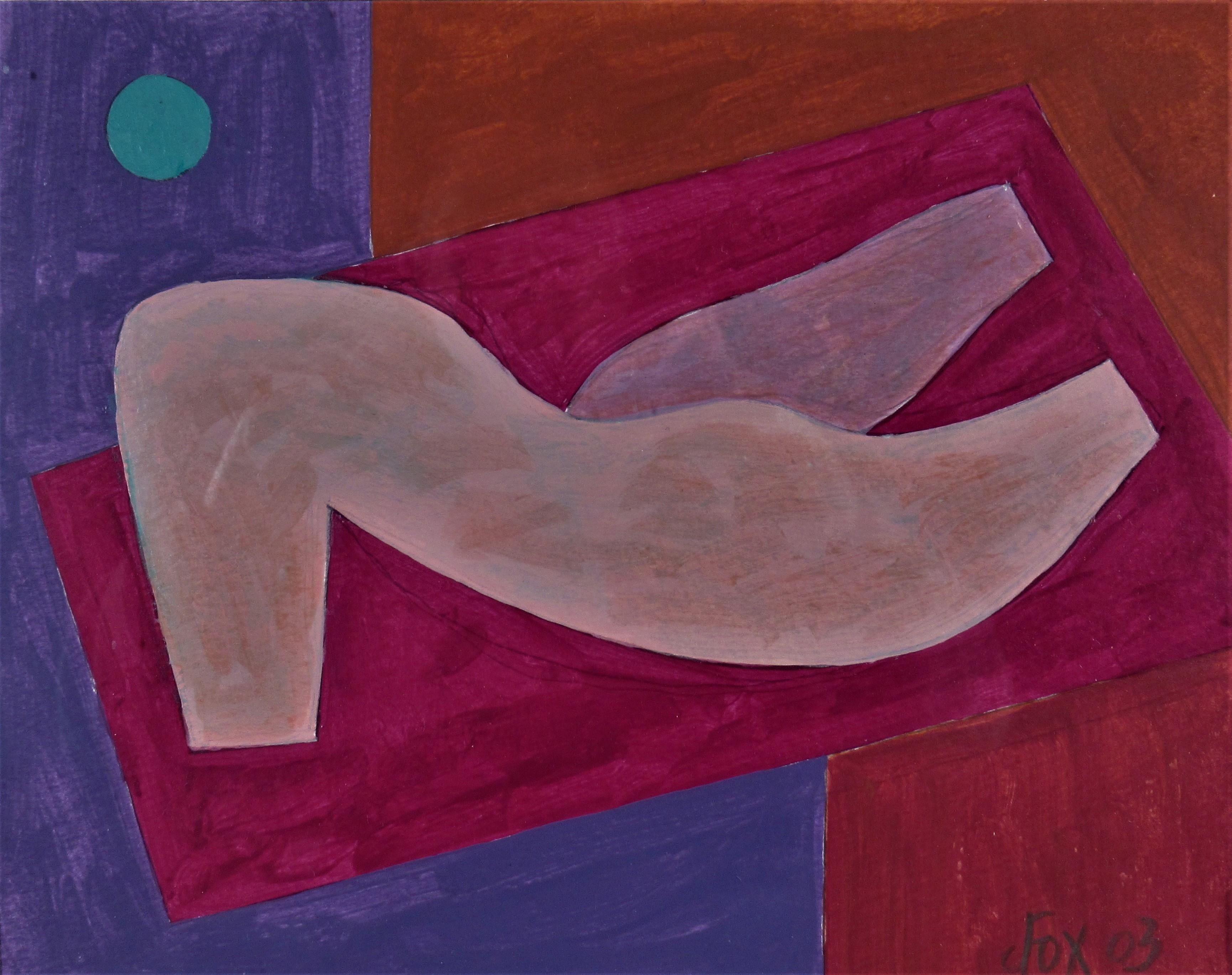 Geometric Figure #21 - Painting by Dave Fox