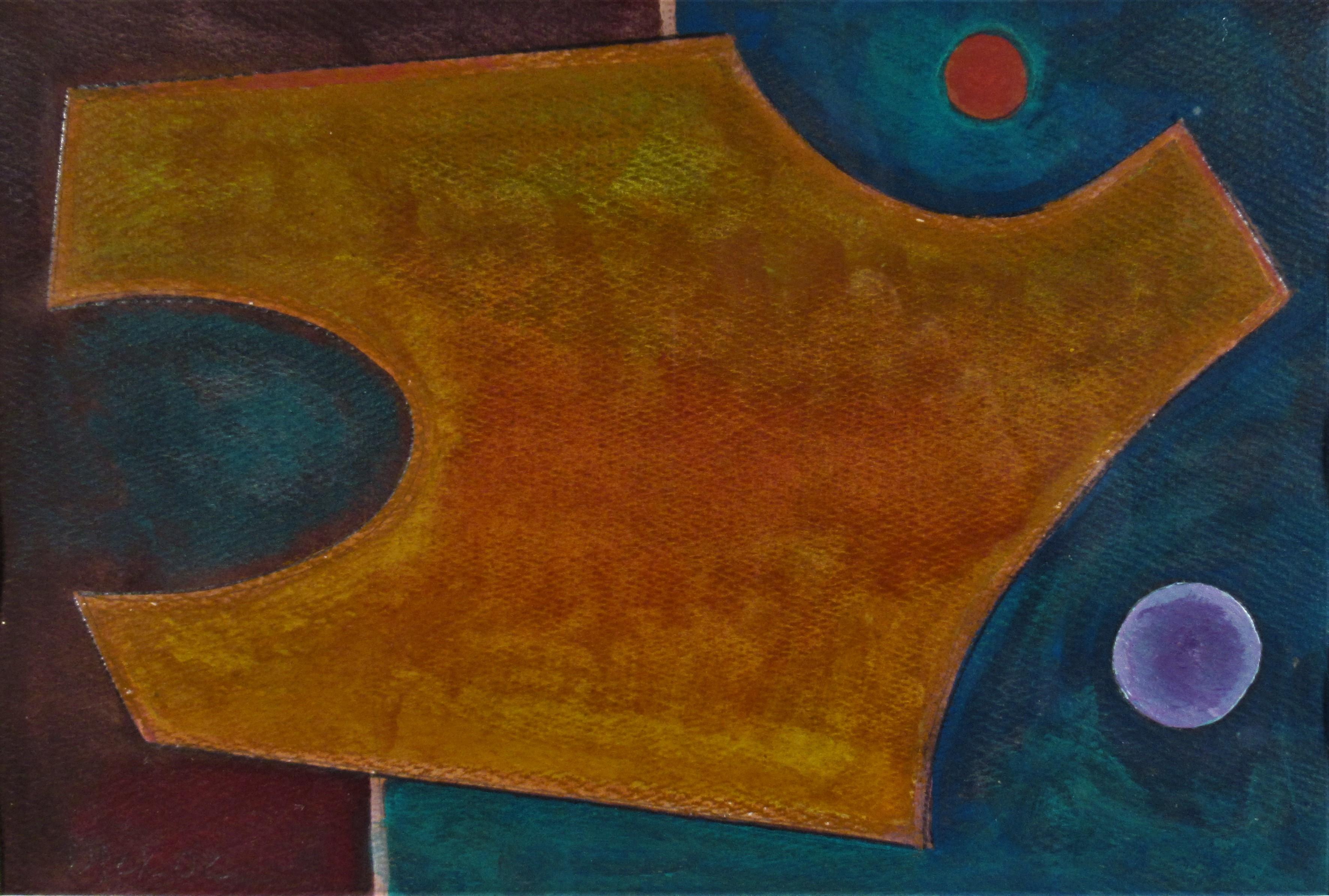 Figura geometrica #25 - Painting di Dave Fox