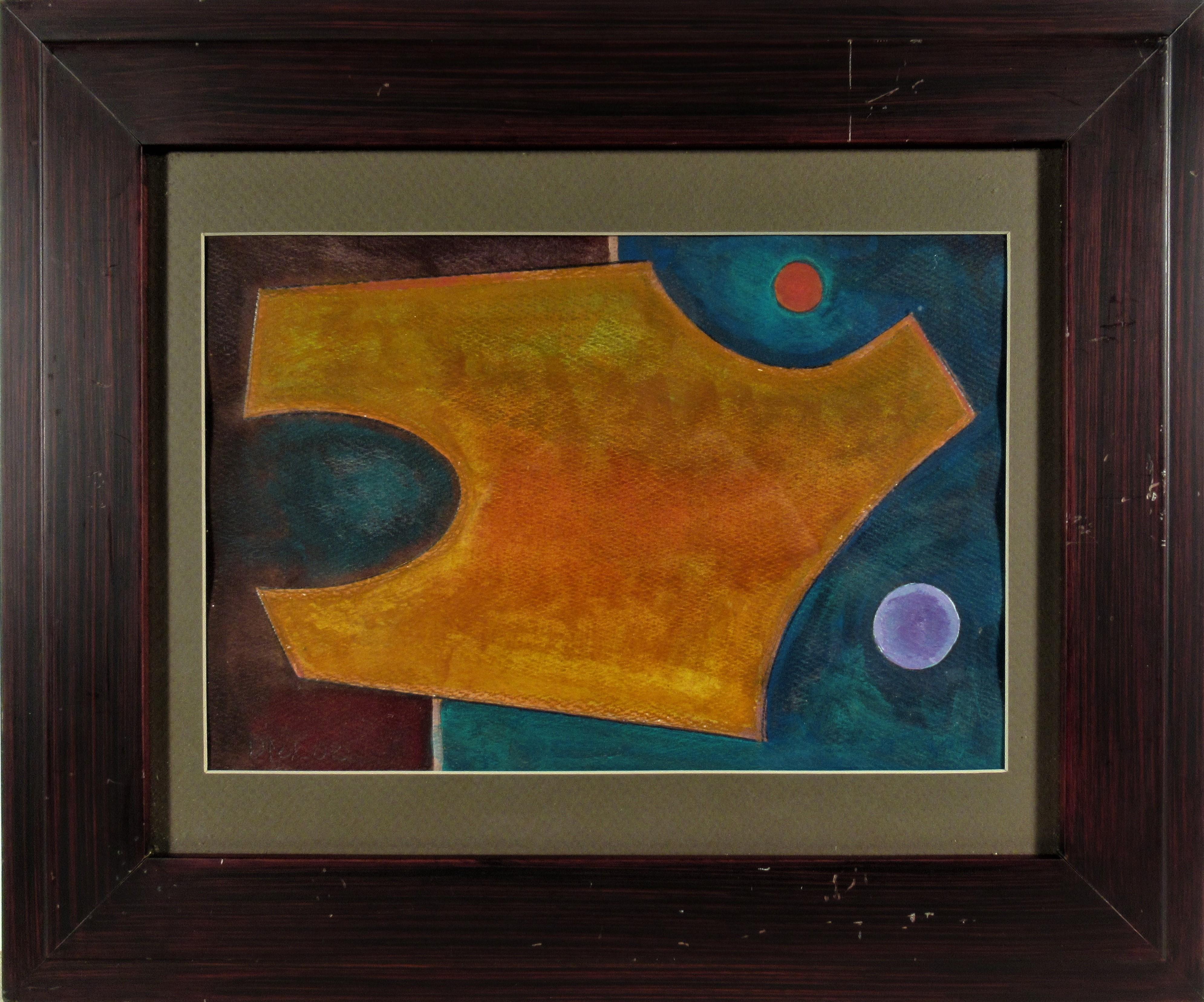 Dave Fox Abstract Painting - Geometric Figure #25