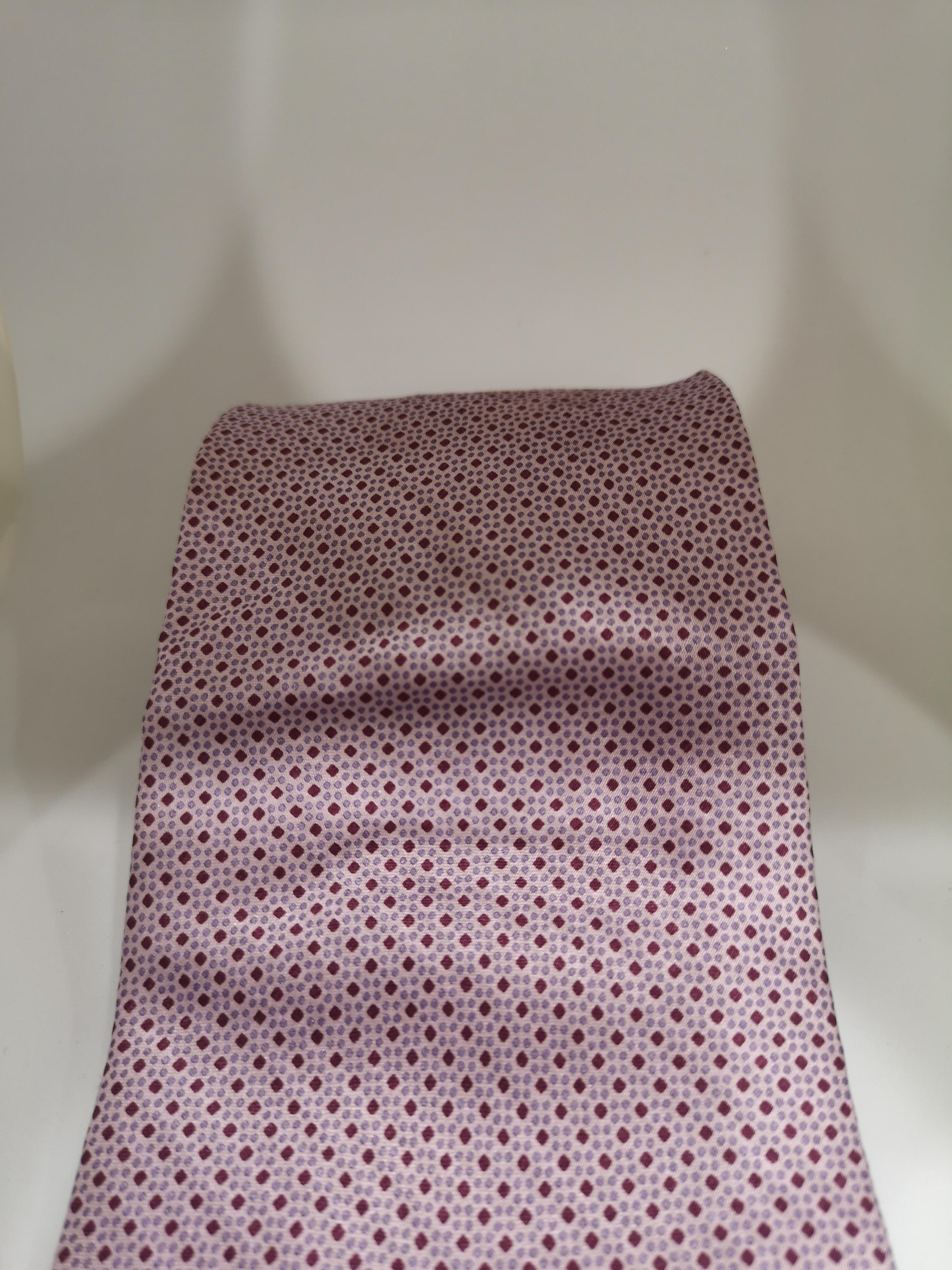 Men's David & David Light purple / pink silk tie