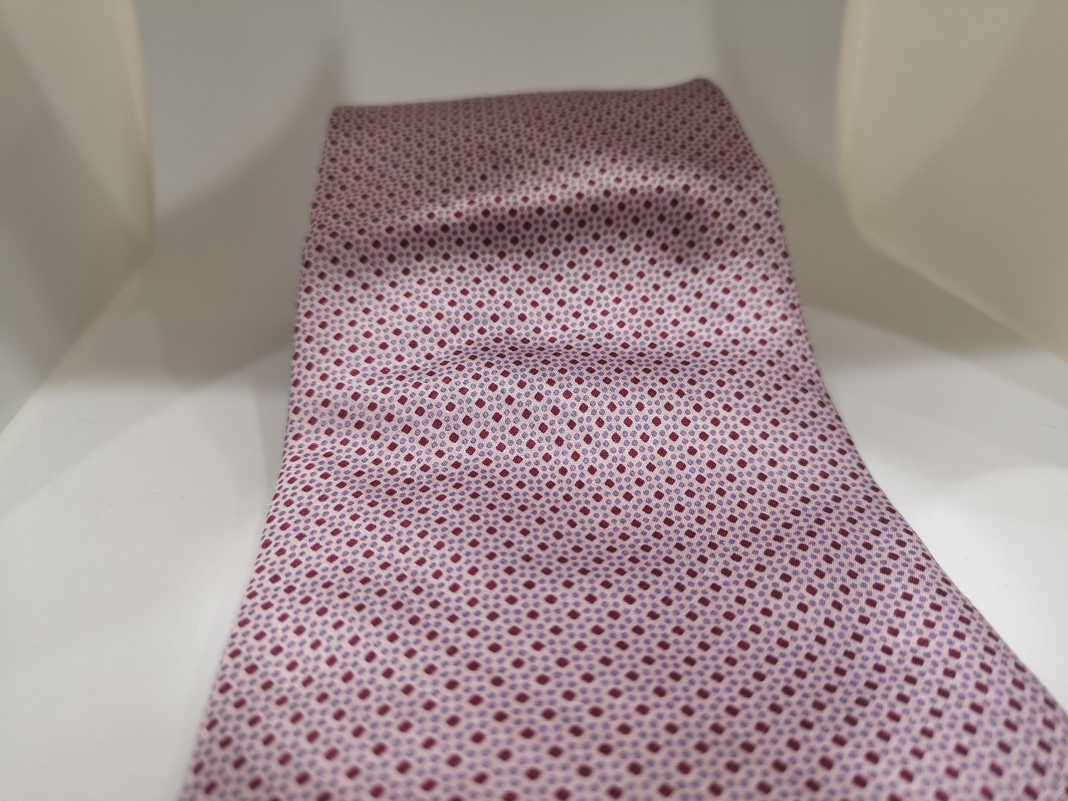 David & David Light purple / pink silk tie 1