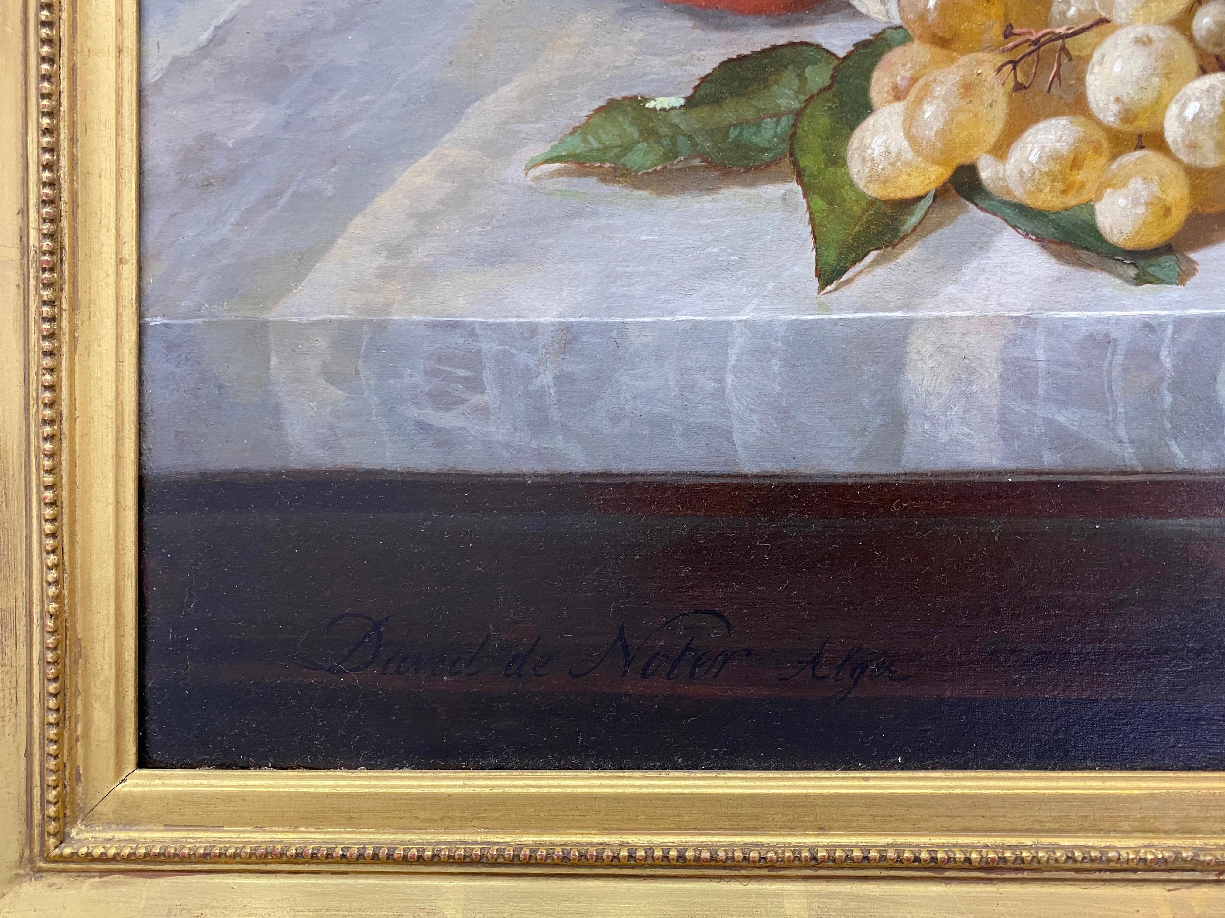 Nature morte, fleurs et fruits en vente 4