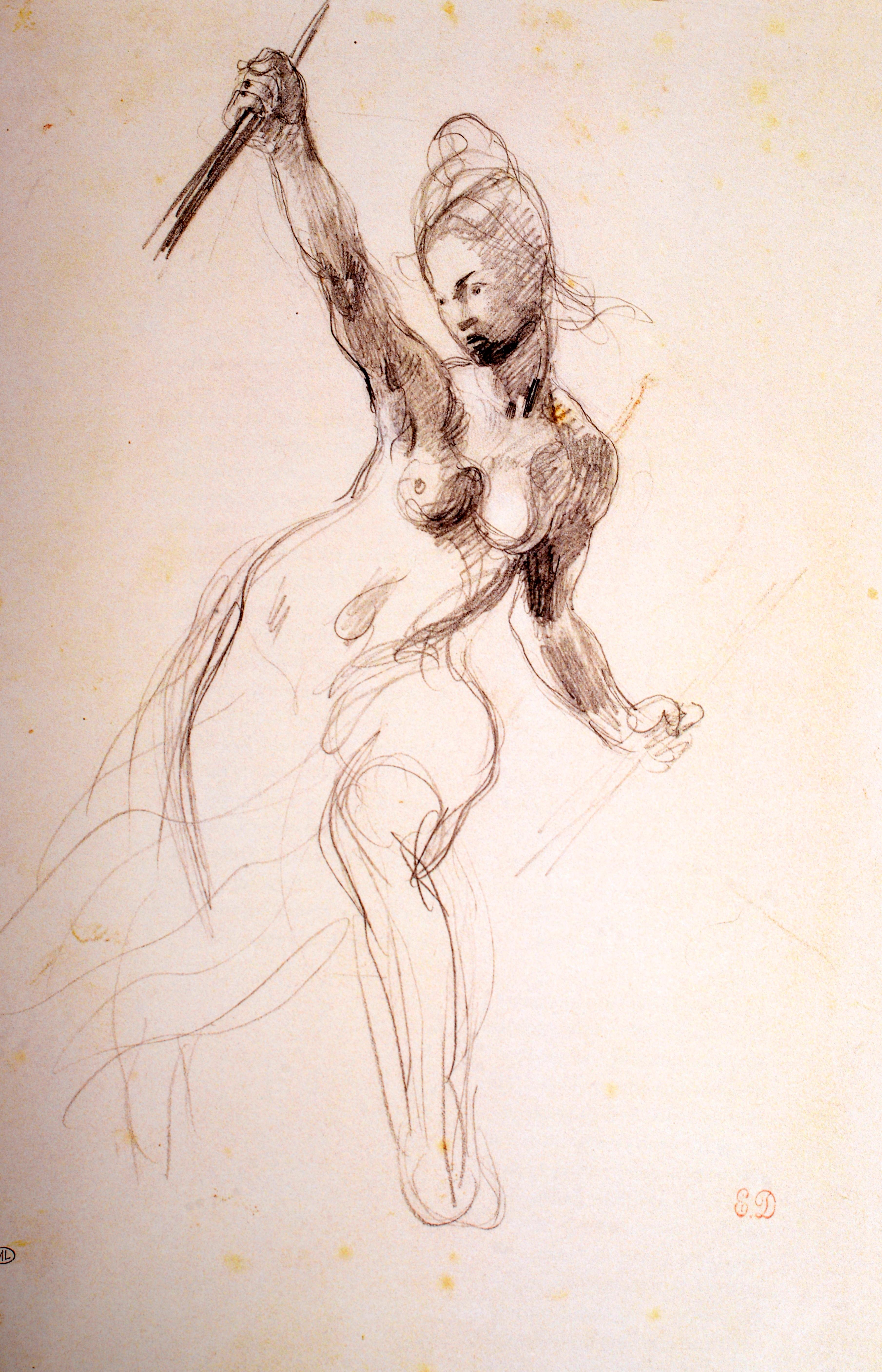 David, Delacroix, and Revolutionary France: Drawings from the Louvre Louis-Antoi For Sale 9
