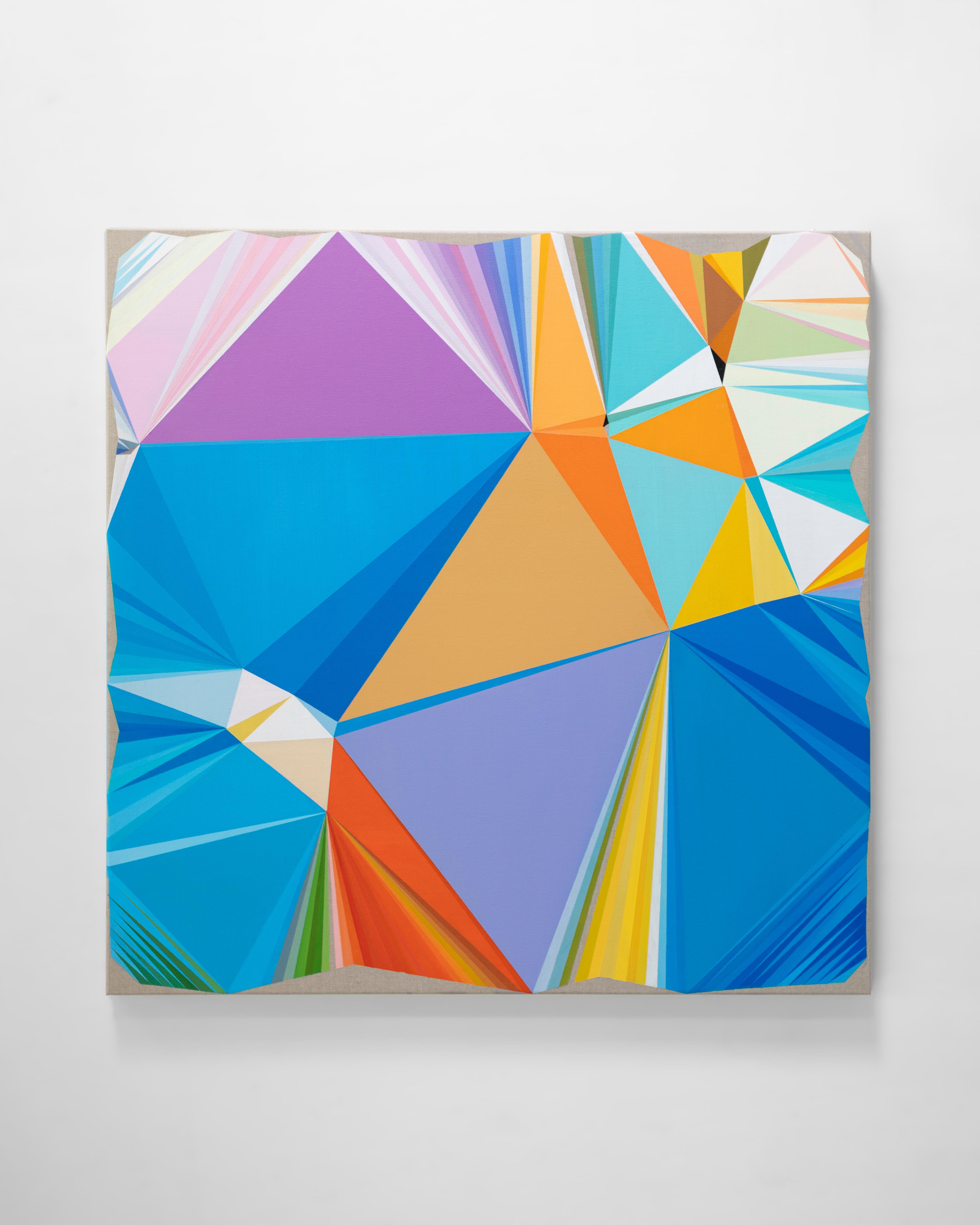 Andromeda - Abstract Geometric Painting by david dellagi