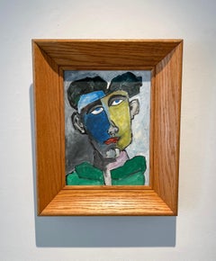 Bacon/Bruce (A Self Portrait inspired by Francis Bacon, Vintage Frame)