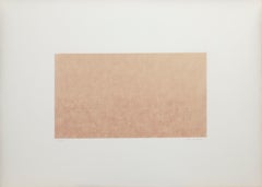 Serigrafía abstracta minimalista de la cartera Nueva York 10 de David Diao