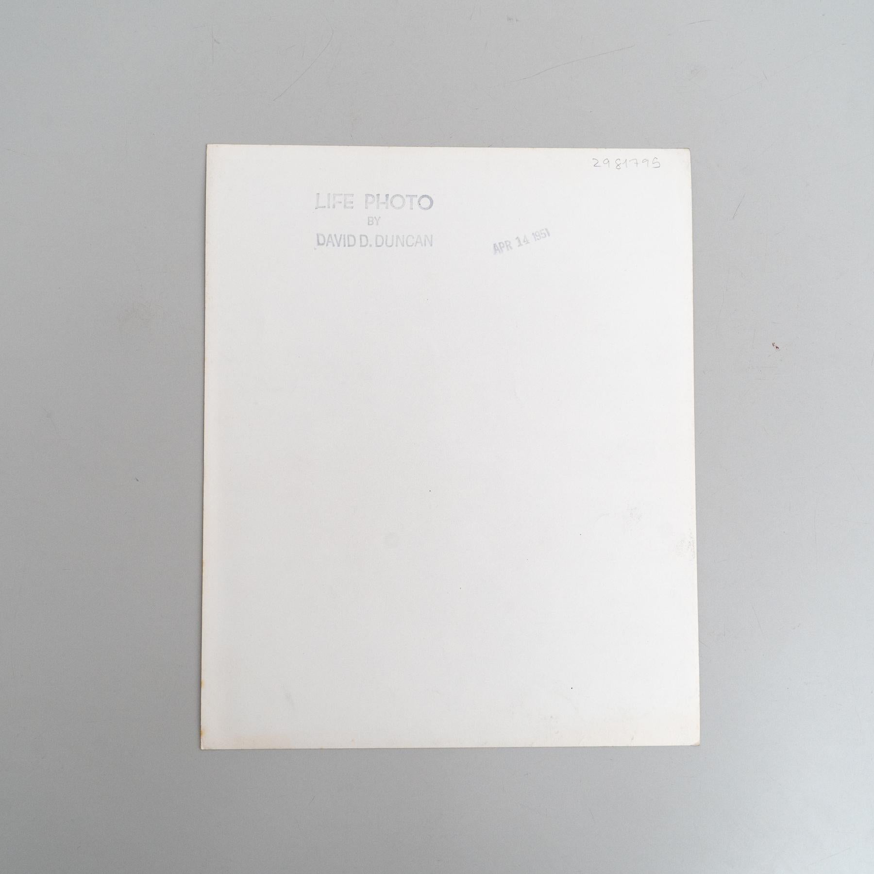 David Douglas Duncan Black And White Photography of Madeleine Carroll, 1951 For Sale 3
