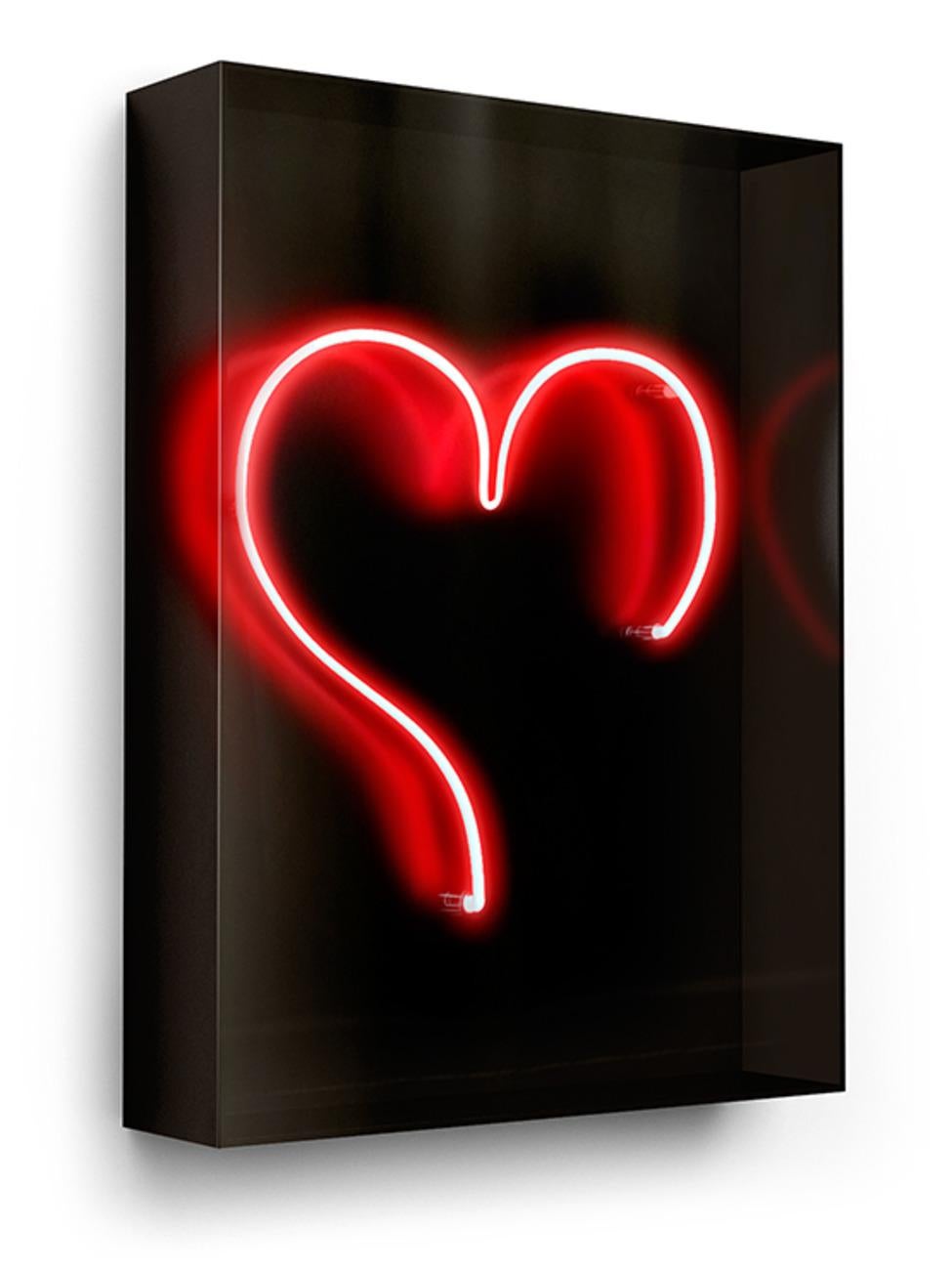 BIG HEART - Contemporary Mixed Media Art by David Drebin