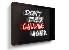 David Drebin - DON'T EVER CALL ME AGAIN, Sculpture 2016