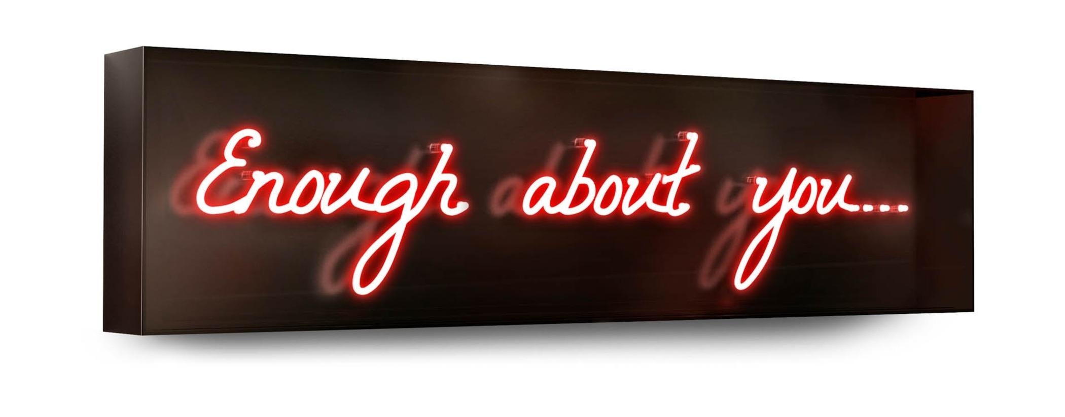 Series: Neon
40.5" x 53.5" x 6" - Edition of 9

Disarmingly blunt and intensely intimate, David Drebin's neon light installations illuminate hidden aspirations and secret thoughts of the femmes fatales who inhabit the elusive world of his iconic