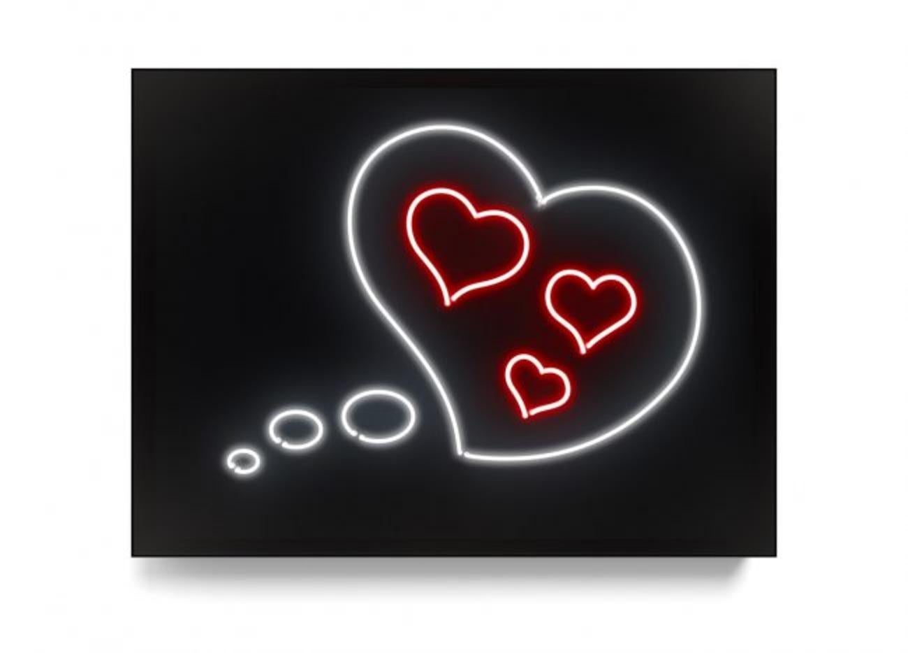 Serie: Neon
40,5" x 53,5" x 6" - Auflage von 9

David Drebins Neonlicht-Installationen sind entwaffnend unverblümt und sehr intim. Sie beleuchten die verborgenen Wünsche und Gedanken der Femmes fatales, die in der schwer fassbaren Welt seiner