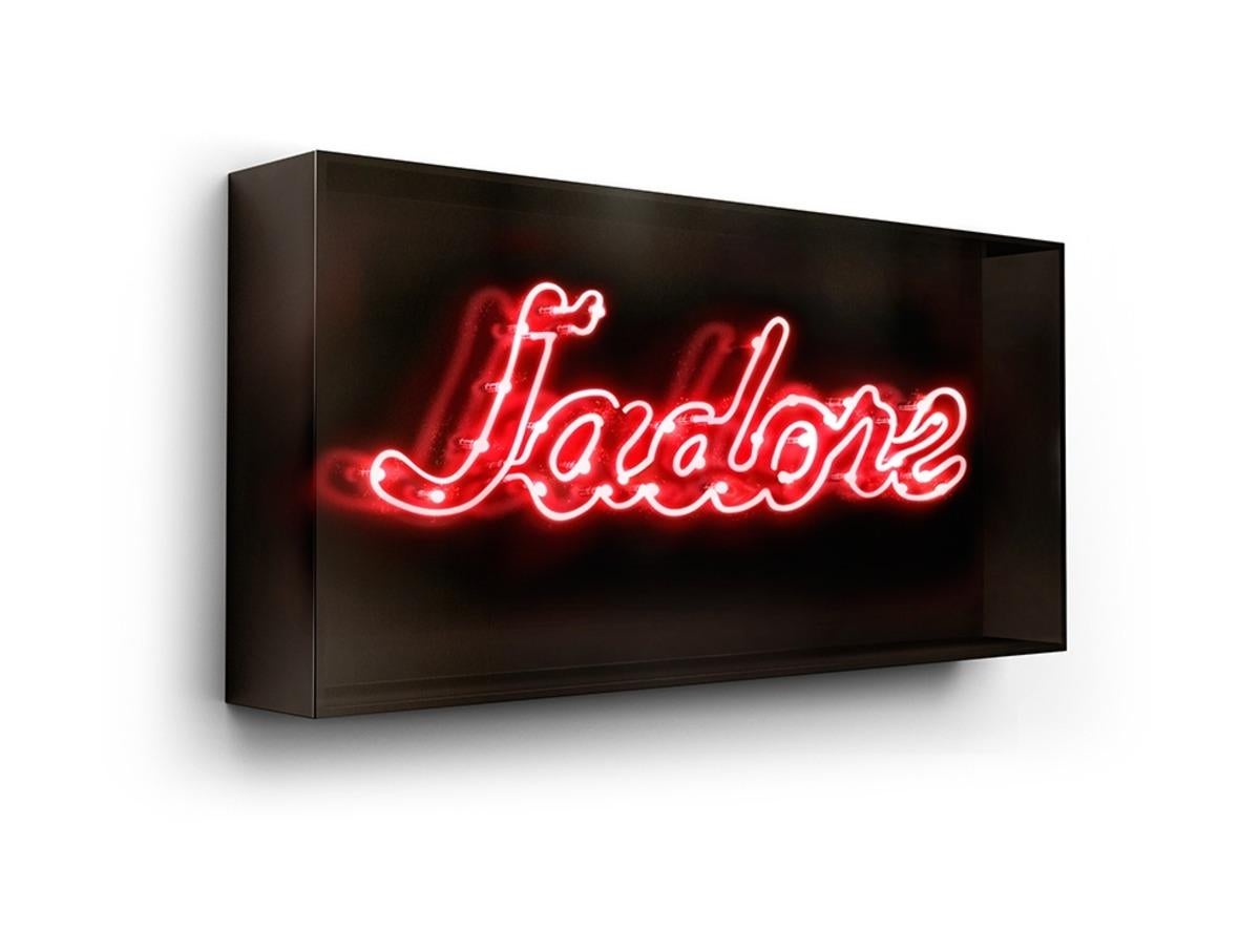 Series: Neon
18" x 36" x 7.5" - Edition of 9

Disarmingly blunt and intensely intimate, David Drebin's neon light installations illuminate hidden aspirations and secret thoughts of the femmes fatales who inhabit the elusive world of his iconic