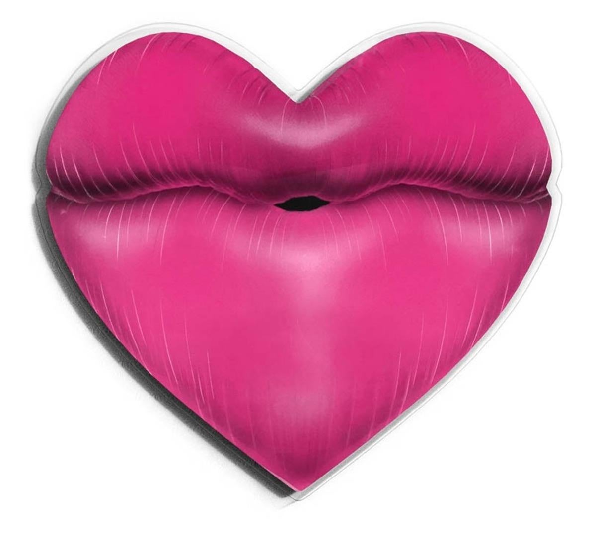 David Drebin - LIPS & LOVE - HOT PINK, Sculpture 2020