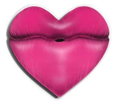 David Drebin - LIPS & LOVE - HOT PINK, Sculpture 2020