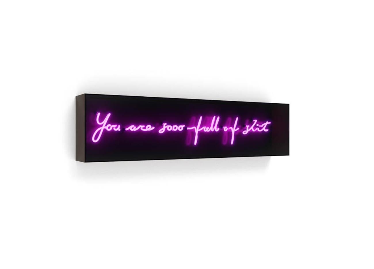 Series: Neon
10" x 60" x 7.5" - Edition of 9

Disarmingly blunt and intensely intimate, David Drebin's neon light installations illuminate hidden aspirations and secret thoughts of the femmes fatales who inhabit the elusive world of his iconic