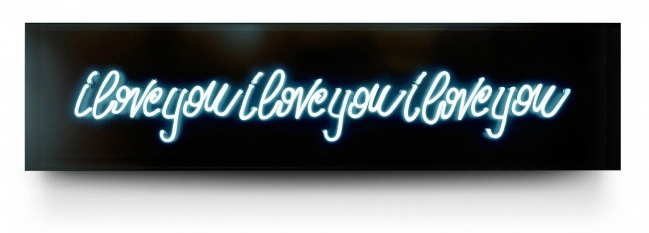 I Love You - Neonleuchte-Installation  – Mixed Media Art von David Drebin