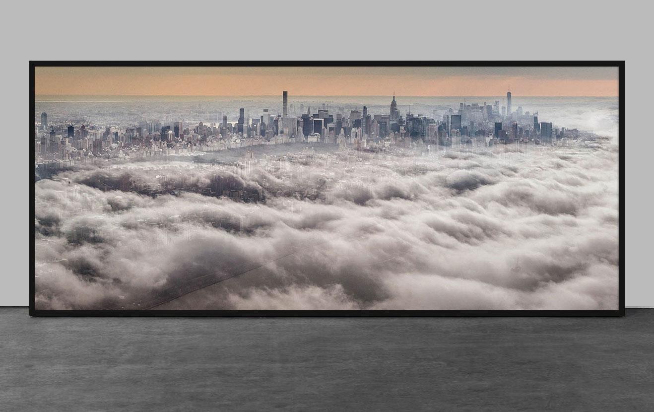 Above the Clouds, Manhattan, New York - Photograph by David Drebin