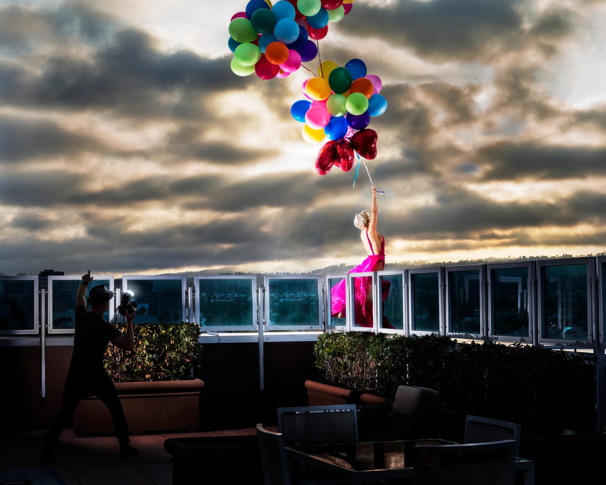 Blowing Away  - Photograph by David Drebin