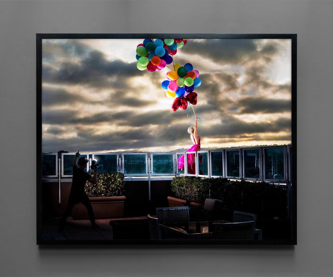 Blown Away par David Drebin, photographie d'art à tirage limité encadrée en vente 1