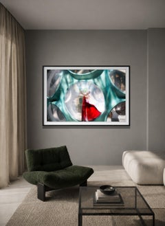 Bubble Dreams, Chromogenic Print, Cinematic Portrait, Signed, 48x72 in