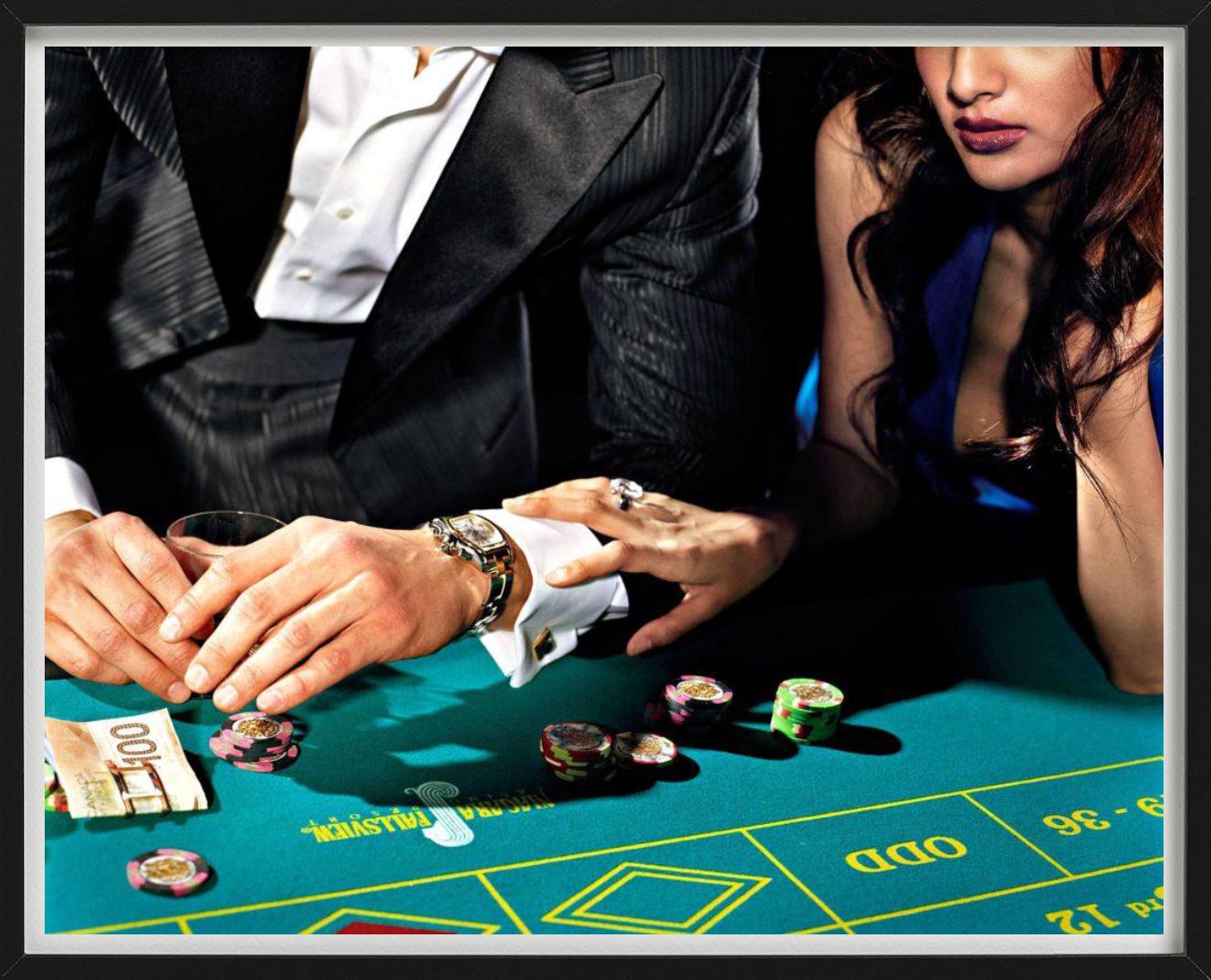 Casino, close-up of people playing cards, color photography by the legendary David Drebin.

All prints are limited edition. Available in multiple sizes. High-end framing on request.

All prints are done and signed by the artist. The collector