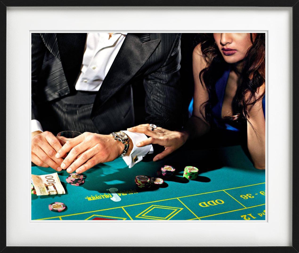 Casino, People playing poker, close-up, Fine Art Photography, 2005 For Sale 1