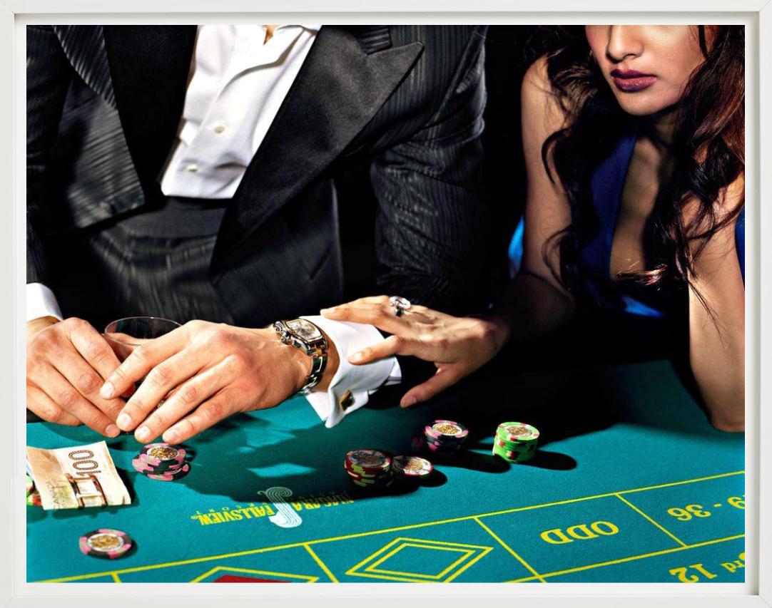 Casino, People playing poker, close-up, Fine Art Photography, 2005 For Sale 2