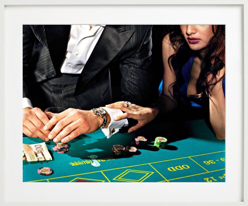 Casino, People playing poker, close-up, Fine Art Photography, 2005 For Sale 4