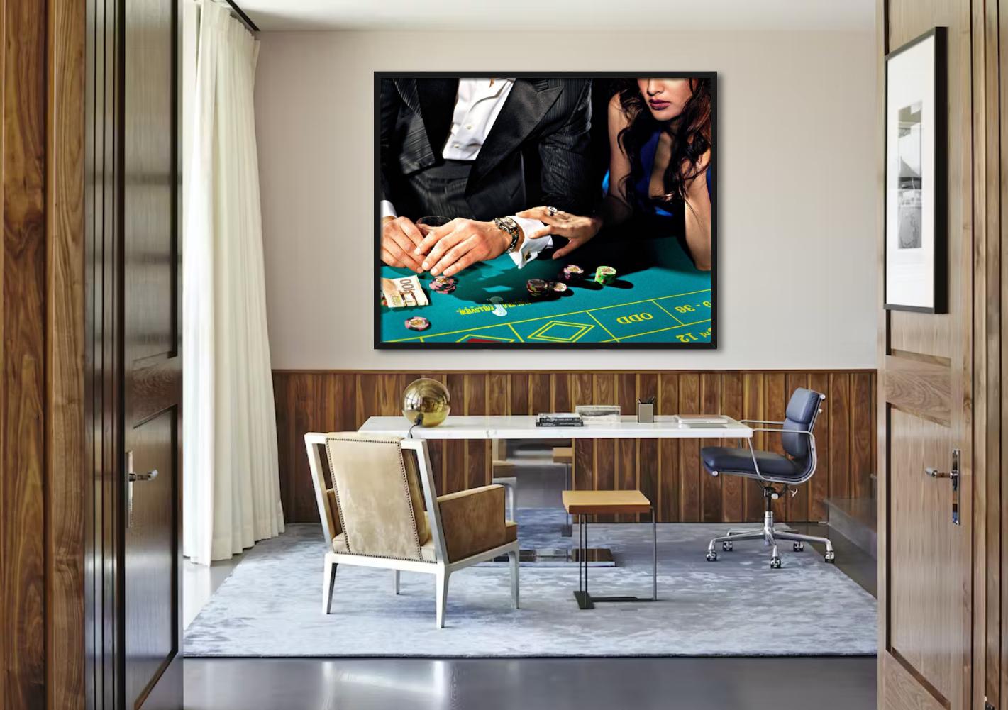 Casino, People playing poker, close-up, Fine Art Photography, 2005 For Sale 5